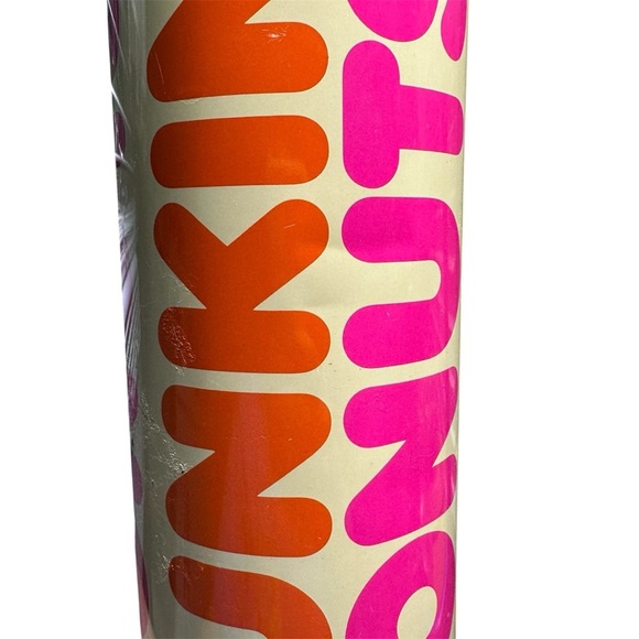 1980s Vintage Dunkin Donuts Thermos Large Coffee Made USA Metal - Picture 7 of 8
